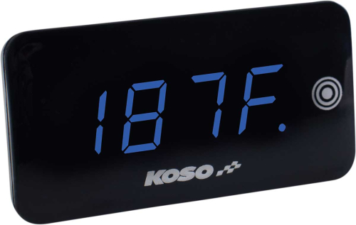 Koso North America - Koso North America Digital Touch-Screen Volt and Temperature Meter - Blue - BA068040