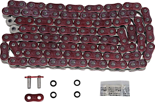 EK Chain - EK Chain 520 ZVX3 Series ZX-Ring Chain - 120 Links - Red - 520ZVX3-120AR