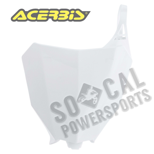 Acerbis - Acerbis Front Number Plate - White - 2630680002