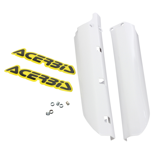 Acerbis - Acerbis Lower Fork Cover Set - White - 2404730002