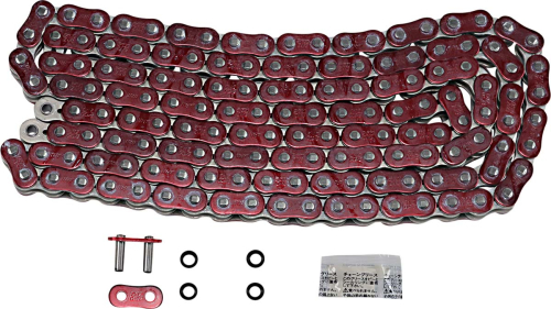 EK Chain - EK Chain 520 ZVX3 Series ZX-Ring Chain - 150 Links - Red - 520ZVX3-150AR