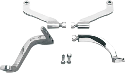 Drag Specialties - Drag Specialties Driver Floorboard Mounting Brackets - 057091-BC5