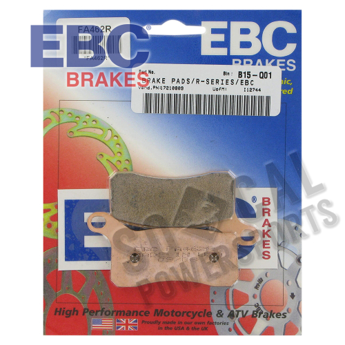 EBC - EBC R Series Long Life Sintered Brake Pads - FA462R