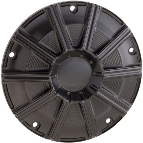 Arlen Ness - Arlen Ness Derby Cover - 10-Gauge - Black Anodized - 700-000