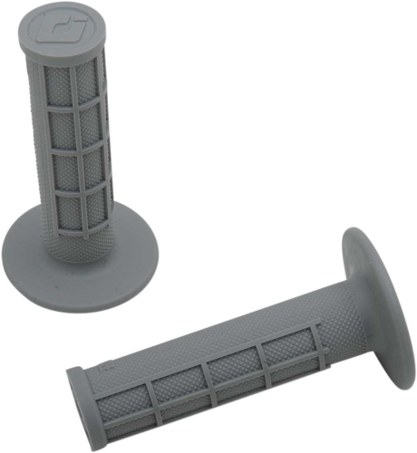 ODI - ODI MX Single-Ply Half Waffle Grips - Gray - H01RFG