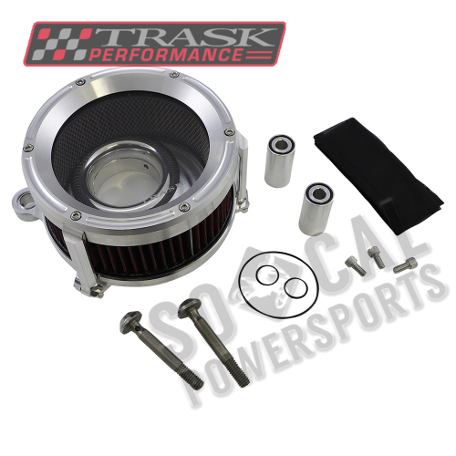 Trask Performance - Trask Performance Assault Charge High-Flow Air Cleaner - Raw Machined - TM-1021R