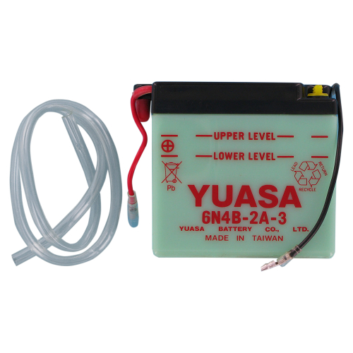 Yuasa - Yuasa Conventional 6V Battery - 6N4B-2A-3 - YUAM26B43