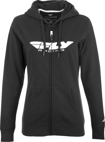 Fly Racing - Fly Racing Corporate Womens Zip-Up Hoody - 358-5090X - Black - X-Large