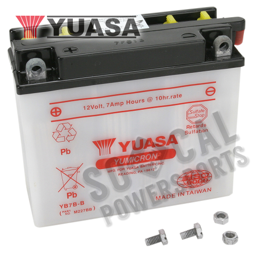 Yuasa - Yuasa Yumicron Battery - YB7B-B - YUAM227BB