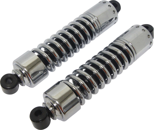 HardDrive - HardDrive 4-Speed Shock Absorber with Short Cover - 12in. - Chrome - 30-482