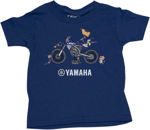 Factory Effex - Factory Effex Yamaha Pit Crew Toddler T-Shirts - 22-83222 - Navy - 3T