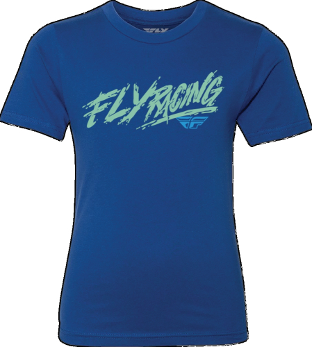 Fly Racing - Fly Racing Fly Khaos Youth T-Shirt - 352-0021YL - Blue - Large