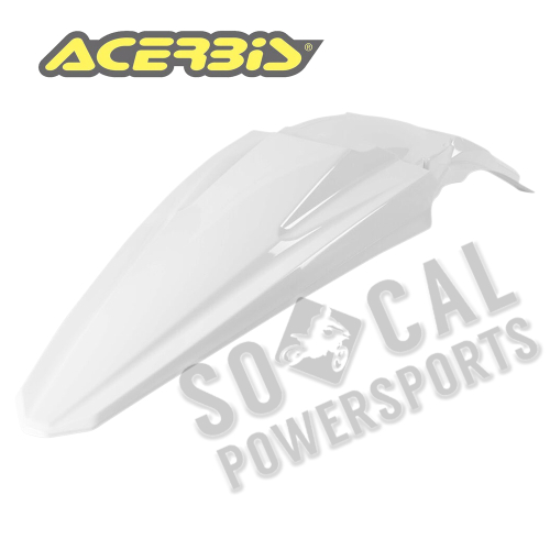 Acerbis - Acerbis Rear Fender - White - 2449650002