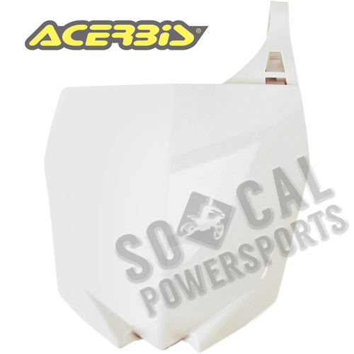 Acerbis - Acerbis Front Number Plate - White - 2171750002