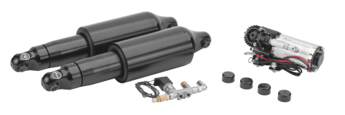 Arnott - Arnott Fox Series Softail Air Suspension - Black - MC-3208