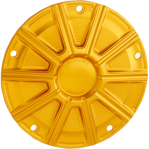 Arlen Ness - Arlen Ness Derby Cover - 10-Gauge - Gold Anodized - 700-020