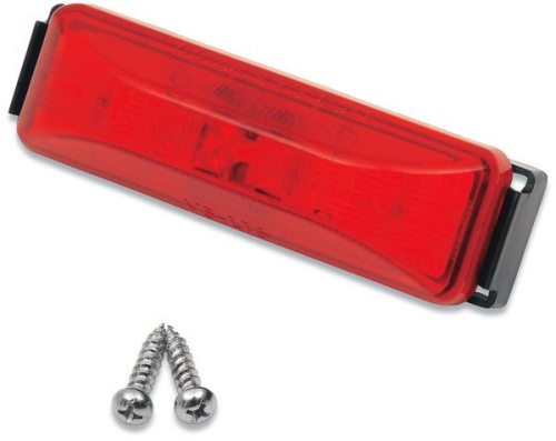 Bluhm Enterprises - Bluhm Enterprises Rectangle 3.75in 12 LED Trailer Light - Red - BL-TRLEDSLR