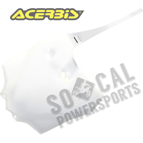 Acerbis - Acerbis Front Number Plate - White - 2374050002