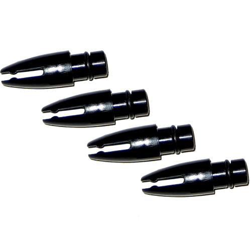 Rupp Marine - Rupp Replacement Spreader Tips - 4 Pack - Black