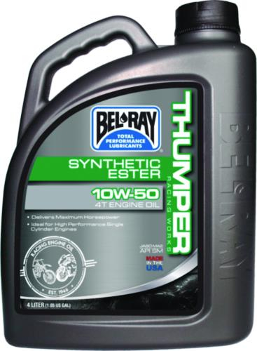 Bel-Ray - Bel-Ray Thumper Racing Works Full Synthetic Ester 4T Engine Oil - 10W50 - 4L. - 99550-B4LW