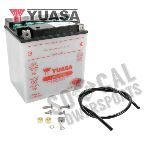 Yuasa - Yuasa Yumicron Battery - YB30L-B - YUAM22H30