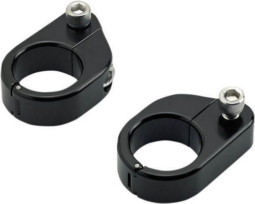 Biltwell Inc. - Biltwell Inc. O/S Speed Clamps - Straight - Black Electroplated - 6907-201