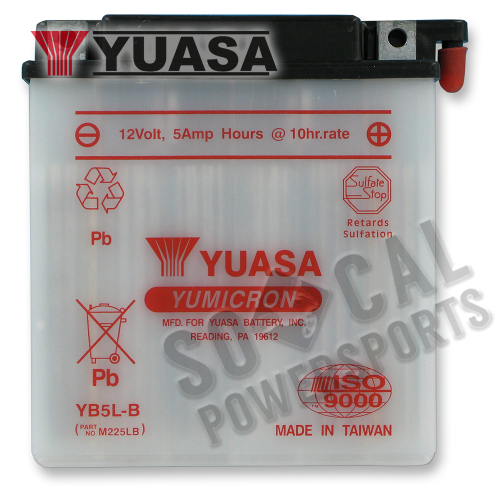 Yuasa - Yuasa Yumicron Battery - YB5L-B - YUAM225LB