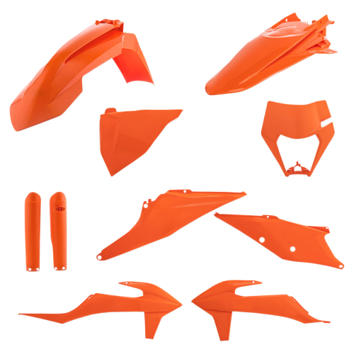 Acerbis - Acerbis Full Plastic Kit - Orange - 2791545226