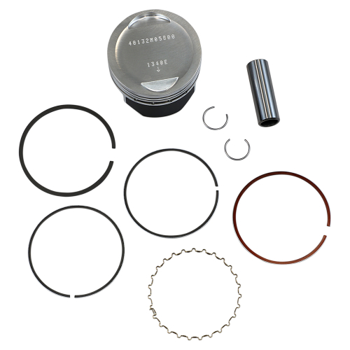 Wiseco - Wiseco Piston Kit - Standard Bore 57.95mm, 12:1 Compression - 40132M05800