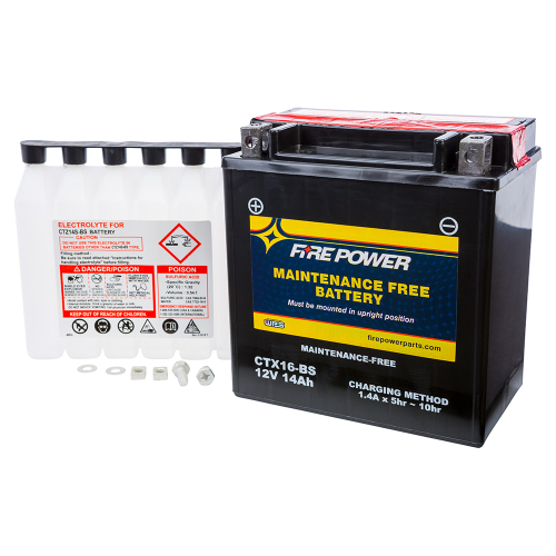 Fire Power - Fire Power Sealed Battery - CTX16-BS