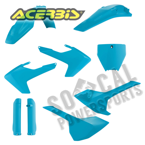 Acerbis - Acerbis Full Plastic Kit - Light Blue - 2462600085