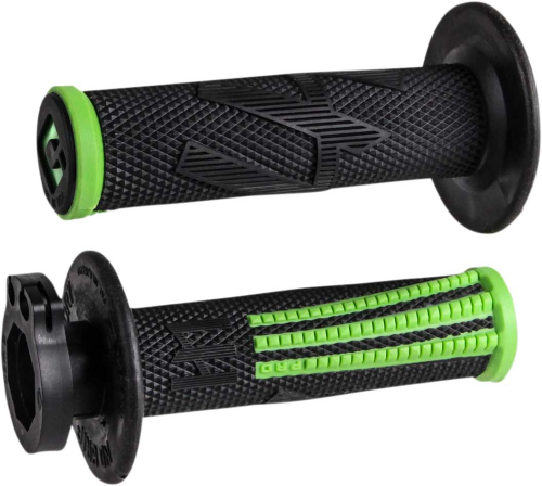 ODI - ODI Emig2 Pro V2 Lock-On Grips - Black/Green - H36EPBN