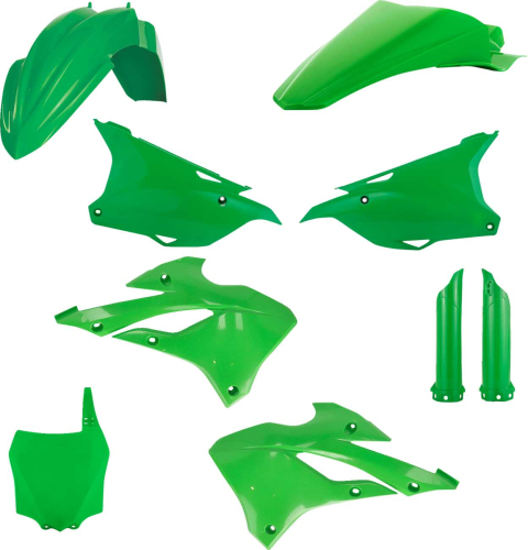 Acerbis - Acerbis Full Plastic Kit - Green - 2936130006