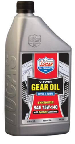 Lucas Oil - Lucas Oil V-Twin Gear and Transmission Oil - 75W140 - 1qt. - 10791