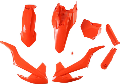 Acerbis - Acerbis Full Plastic Kit - Orange - 2791525226