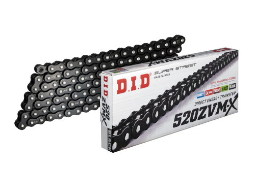 D.I.D - D.I.D 520 ZVM-X Series Super X-Ring Chain - 130 Links - Black - 520ZVMXB130Z