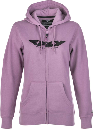 Fly Racing - Fly Racing Corporate Womens Zip-Up Hoody - 358-0062L - Mauve - Large