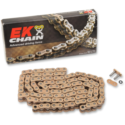 EK Chain - EK Chain 520 ZVX3 Series ZX-Ring Chain - 120 Links - Gold - 520ZVX3-120G