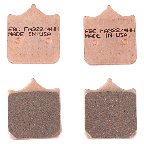 EBC - EBC Double-H Sintered Brake Pads - FA322/4HH