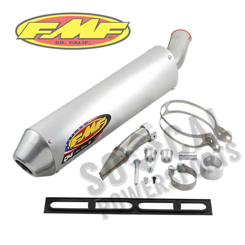 FMF Racing - FMF Racing Q4 Spark Arrestor Slip-On - Aluminum Muffler - Stainless Midpipe - 041331