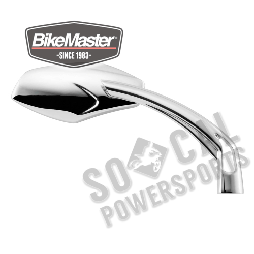 BikeMaster - BikeMaster Fancy Mirror - Spear - Chrome - KS-A62