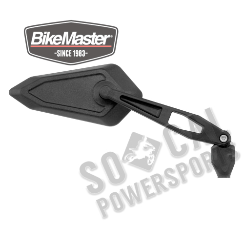 BikeMaster - BikeMaster Feather Tube Mirror - Black - KS-P01