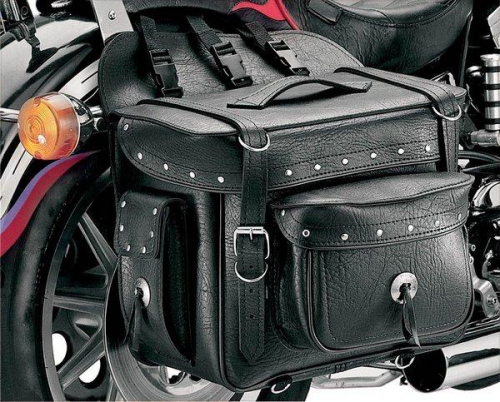 All American Rider - All American Rider XXXL Box-Style Detachable Saddlebag - Rivet - 9902RVT