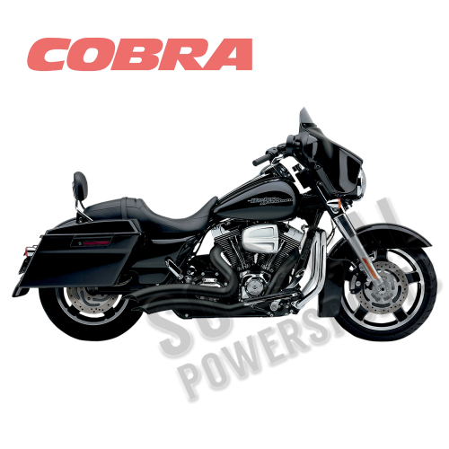 Cobra - Cobra Speedster Short Swept Exhaust System - Black - 6230B