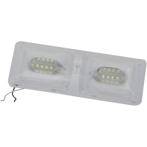 Bluhm Enterprises - Bluhm Enterprises Trailer LED Brite Lite - Double Dome - 28 LED - BL-TRLEDDDIW