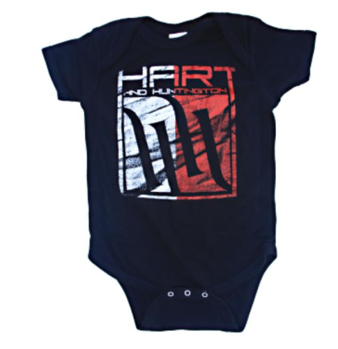 Smooth - Smooth H & H Two Faced Infant Romper - 1624-101 - Black/Red - 0-6 months