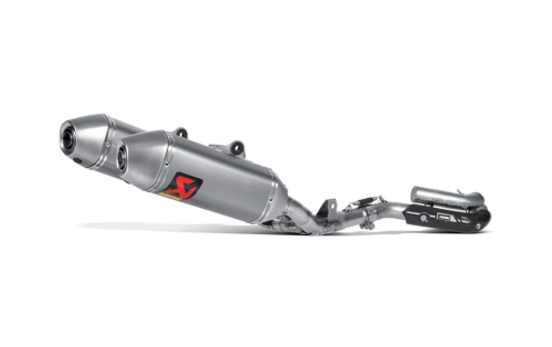 Akrapovic - Akrapovic Evolution Line Full System Dual Exhaust - Titanium Mufflers with Spark Arresters - S-H2MET8-QTA