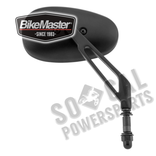 BikeMaster - BikeMaster Custom Mirror - Low-Rise Bars - Black - 601155