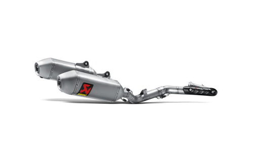 Akrapovic - Akrapovic Evolution Line Full System Dual Exhaust - Titanium Mufflers with Spark Arresters - S-H4MET14-QTA