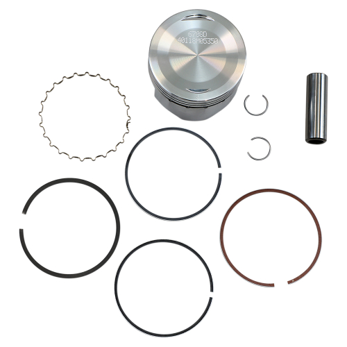 Wiseco - Wiseco Piston Kit - Standard Bore 53.47mm, 10.25:1 Compression - 40118M05350